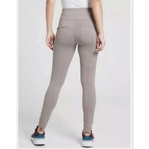 Athleta Delancey Herringbone Tight Light Asphalt Casual Travel Gray